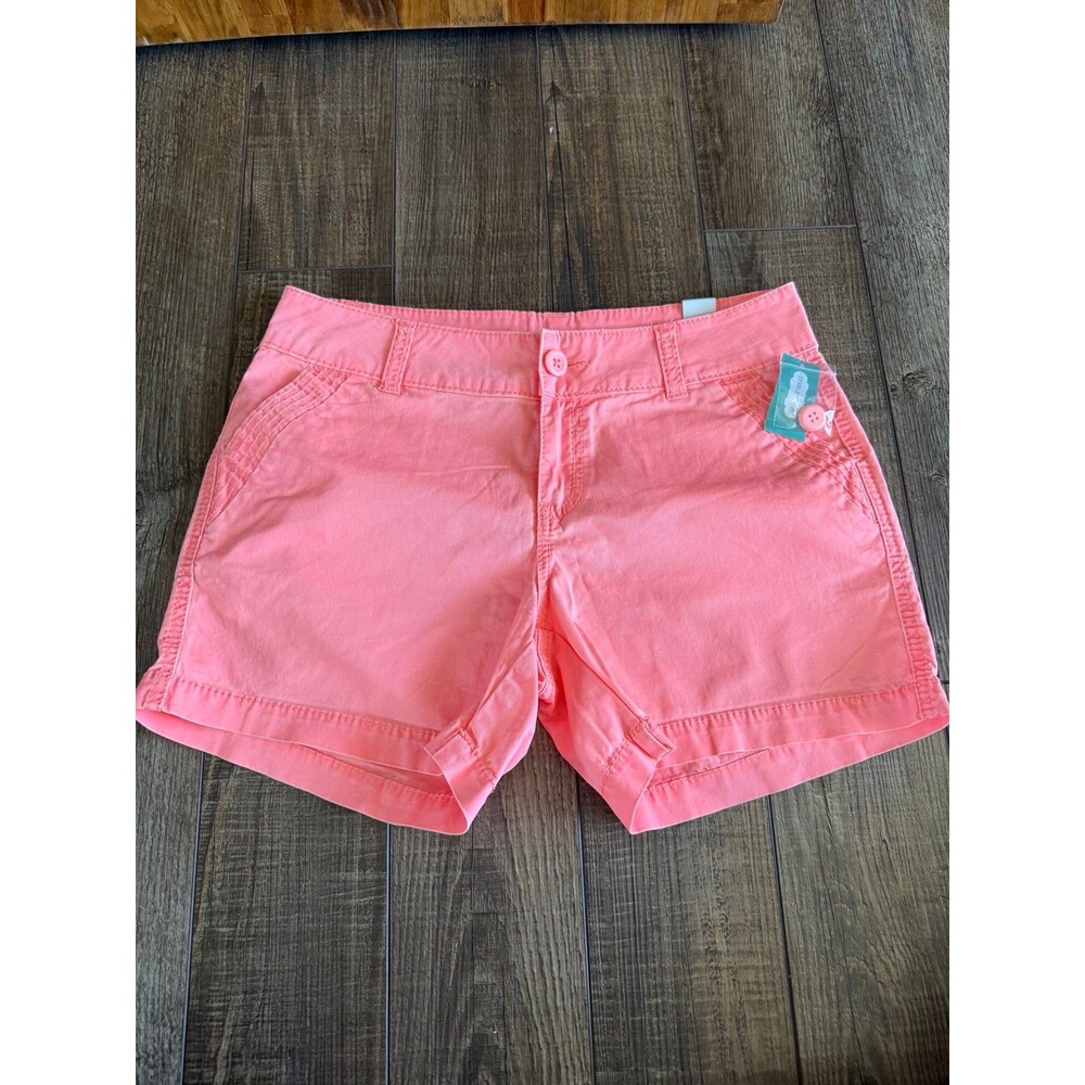 Maurices Chino Shorts Sz. 7/8 NWT Neon Orange